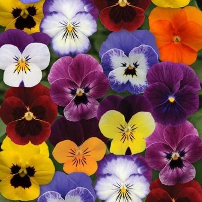 Viola - Viola cornuta 'Sorbet® XP 'Autumn Select Mix' from Wilson Farm, Inc.